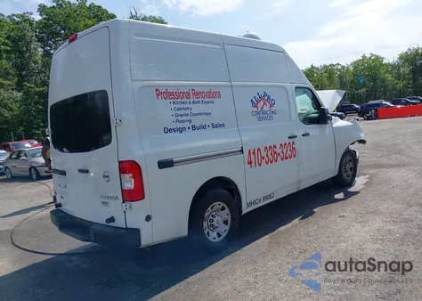 2013 Nissan Nv Cargo Nv2500 Hd S V8 from USA, damaged, VIN 1N6AF0LYXDN103260